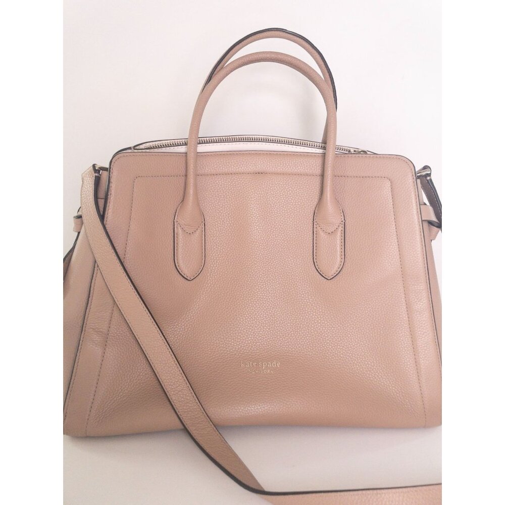 Kate Spade Knott Large Satchel Beige  $398